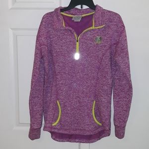 ivory ella 1/4 zip pullover sweatshirt